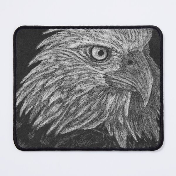 Item preview, Bald Eagle in white on black designed and sold by KMGunn.