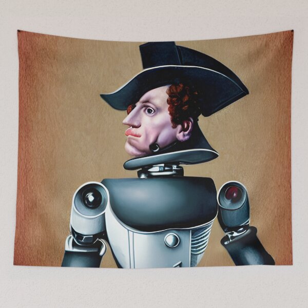 Item preview, Robot in the style of famous art. designed and sold by CRAFTER-MEDIA.