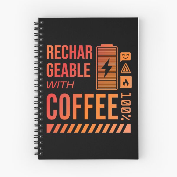 Item preview, Rechargeable with Coffee - Rusty Label designed and sold by forgottenfuture.