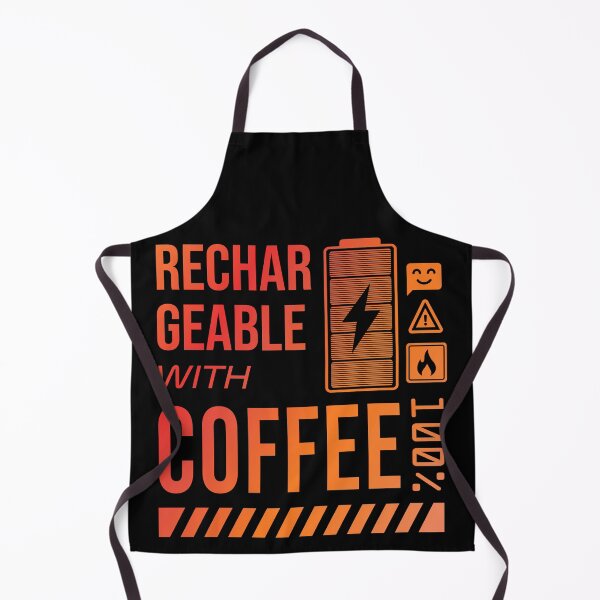 Item preview, Rechargeable with Coffee - Rusty Label designed and sold by forgottenfuture.