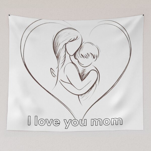 Item preview, of I love you mom designed and sold by Merelita.