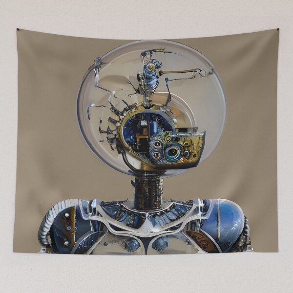 Item preview, Robot in the style of famous art. designed and sold by CRAFTER-MEDIA.