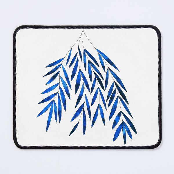 Item preview, Botanical blue watercolor minimalist designed and sold by InspiringLines.