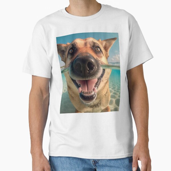Item preview, Funny German Shepher under the sea designed and sold by Tio-Tecun.