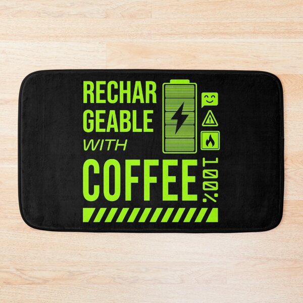 Item preview, Rechargeable with Coffee - Green Label designed and sold by forgottenfuture.