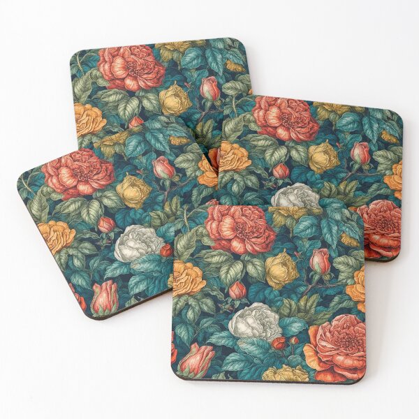 Item preview, Big multi-colored flowers digital fine painting for home decoration. designed and sold by paulo silveira.