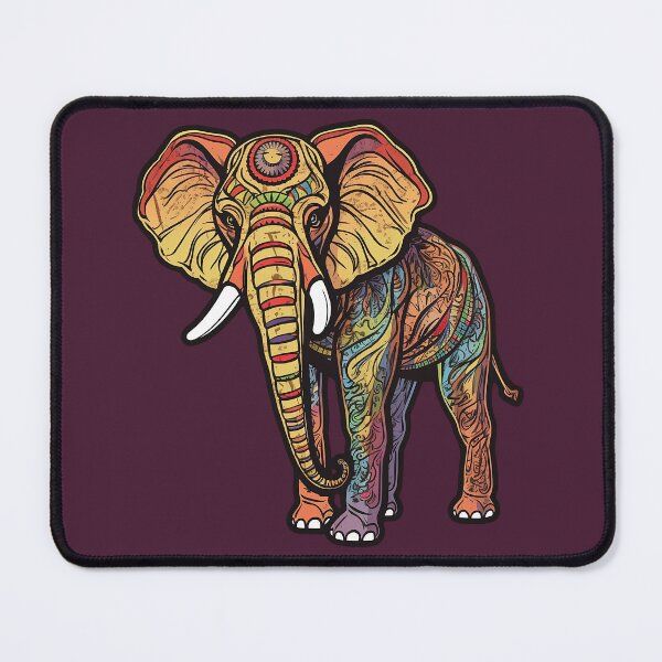 Item preview, Vintage Colored Elephant designed and sold by RandomForestBot.
