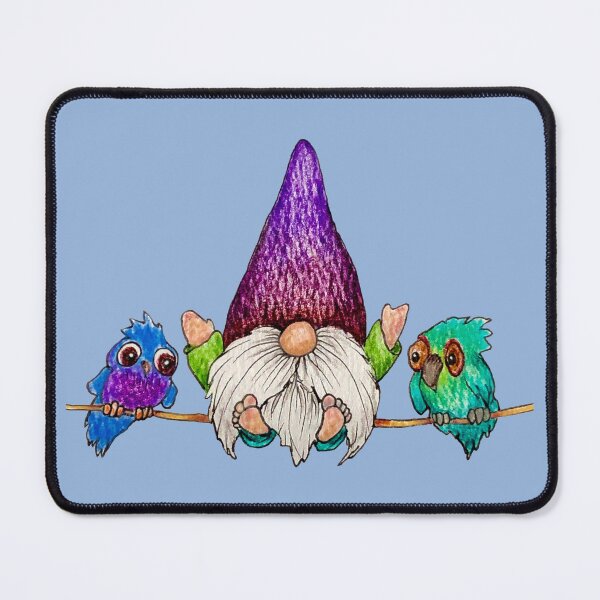 Item preview, Gnome and birds on a wire designed and sold by SarahCD13.
