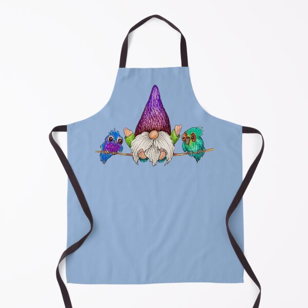 Item preview, Gnome and birds on a wire designed and sold by SarahCD13.