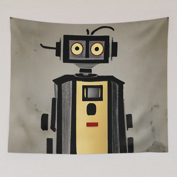 Item preview, Robot in the style of famous art. designed and sold by CRAFTER-MEDIA.