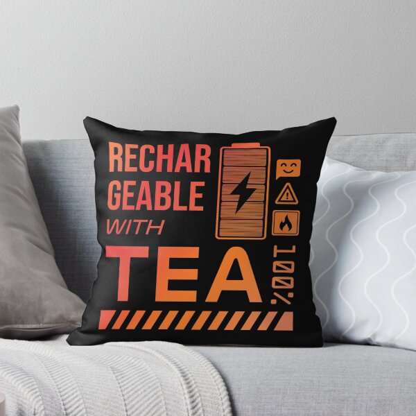 Item preview, Rechargeable with Tea - Rusty Label designed and sold by forgottenfuture.