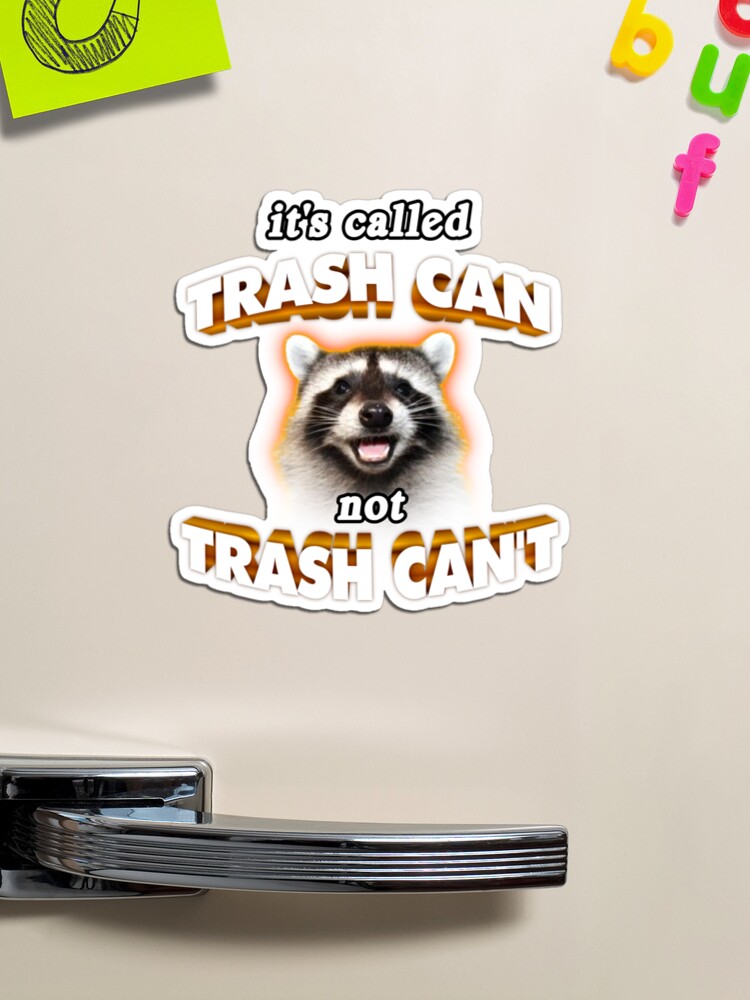 MD It's My Trash Not Yours Raccoon Reusable Sticker Book