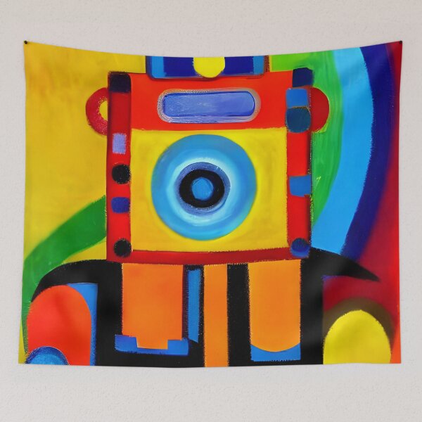 Item preview, Robot in the style of famous art. designed and sold by CRAFTER-MEDIA.