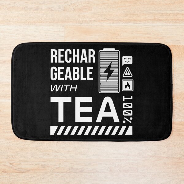 Item preview, Rechargeable with Tea - White Label designed and sold by forgottenfuture.