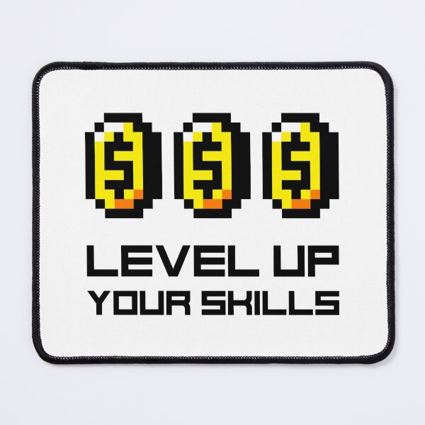 Item preview, LEVEL UP YOUR SKILLS - IT Trainer designed and sold by MurmuringShop.