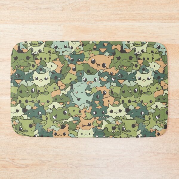 Item preview, Kawaii Camouflage Pattern designed and sold by candlewithhare.