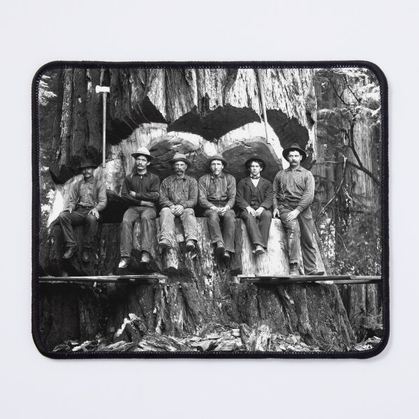 Item preview, Big Tree Lumberjacks c. 1888 designed and sold by Daniel Hagerman.