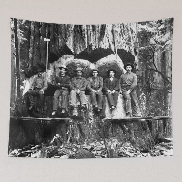 Item preview, Big Tree Lumberjacks c. 1888 designed and sold by Daniel Hagerman.