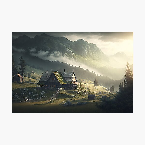 Item preview, Carpathian Mountains Landscape designed and sold by Venon28.