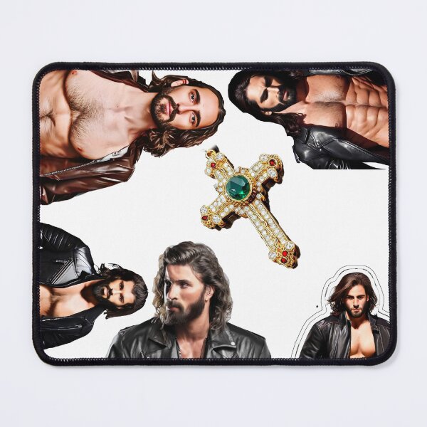 Item preview, Leather Jacket Jesus designed and sold by chasmlore.