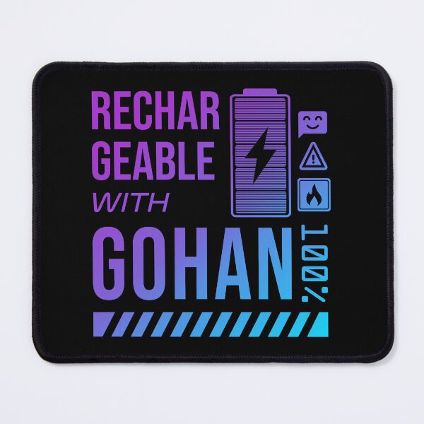 Item preview, Rechargeable with Gohan - Neon Label designed and sold by forgottenfuture.