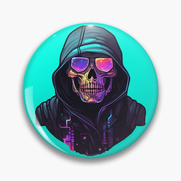 Item preview, Hooded Cyberpunk Skeleton designed and sold by HilltopGraphics.
