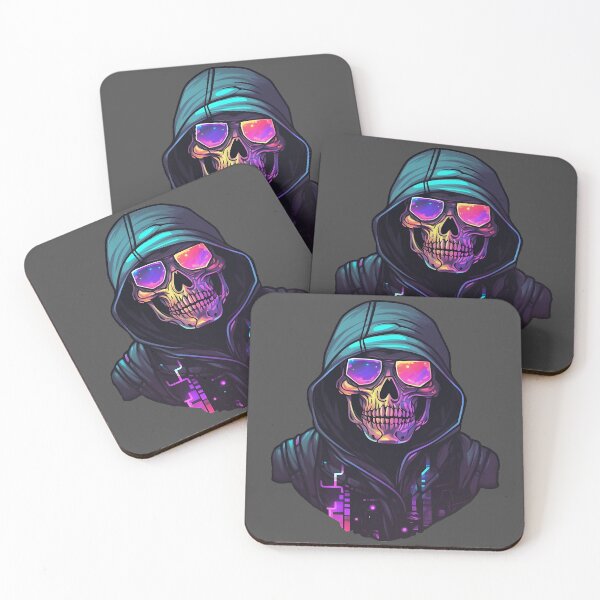 Item preview, Hooded Cyberpunk Skeleton designed and sold by HilltopGraphics.
