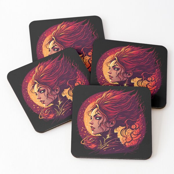 Item preview, Fiery Woman: Graphic Novel Superheroine Surrounded by Flames designed and sold by ByteyCreatives.