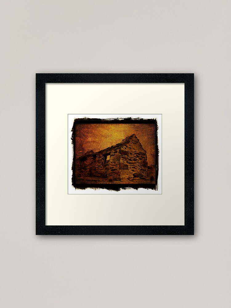 Thumbnail 1 of 7, Framed Art Print, stone house designed and sold by ronmoss.