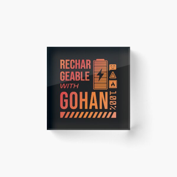 Item preview, Rechargeable with Gohan - Rusty Label designed and sold by forgottenfuture.