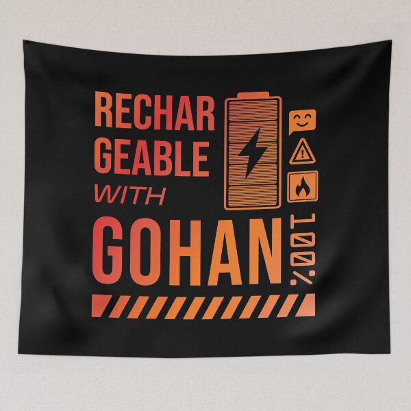 Item preview, Rechargeable with Gohan - Rusty Label designed and sold by forgottenfuture.