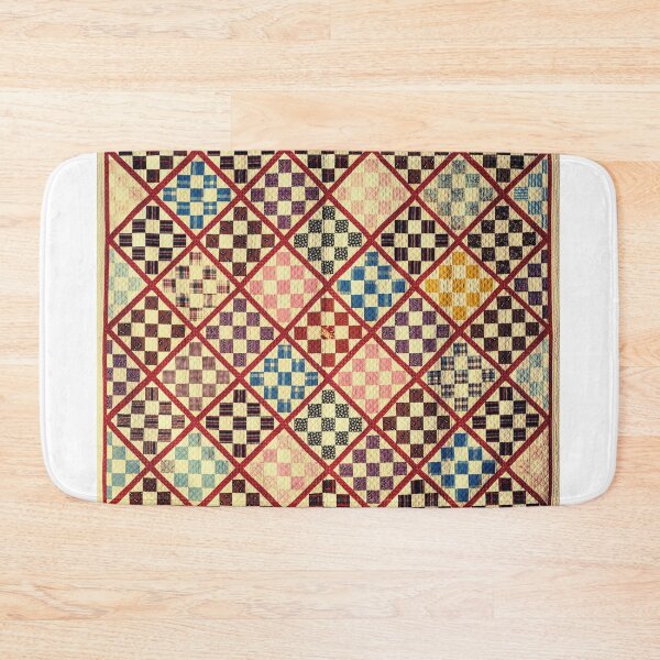 Item preview, Nine Lives| A Unique Variation of the Nine Patch Quilt Pattern| Patchwork Pizzazz| A Colourful Nine Patch Quilt Design designed and sold by RedArtG09.