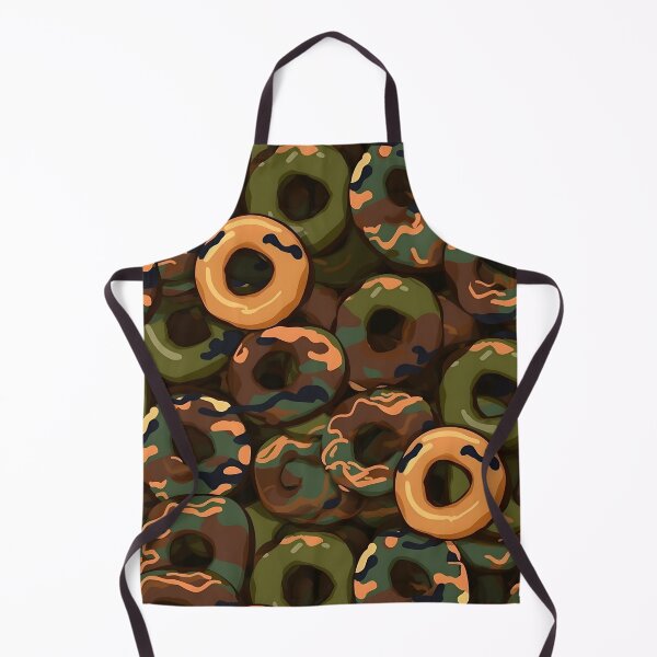 Item preview, Camouflage Donuts Pattern designed and sold by candlewithhare.