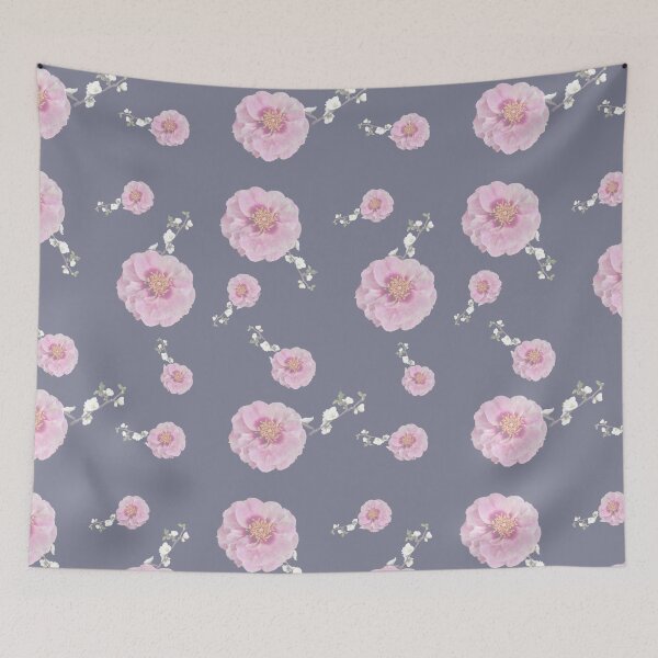 Item preview, Rose & blossom grey designed and sold by OllieandQuinn.