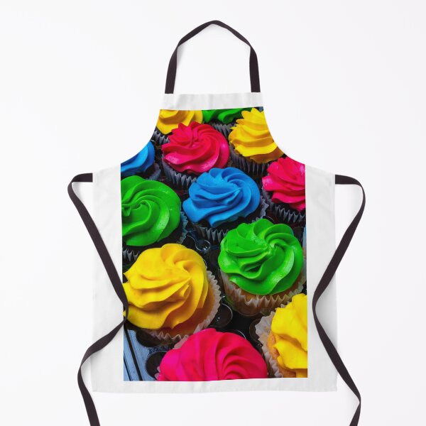 Item preview, Rows Of Colored Frosting Cupcakes designed and sold by Garry Gay.