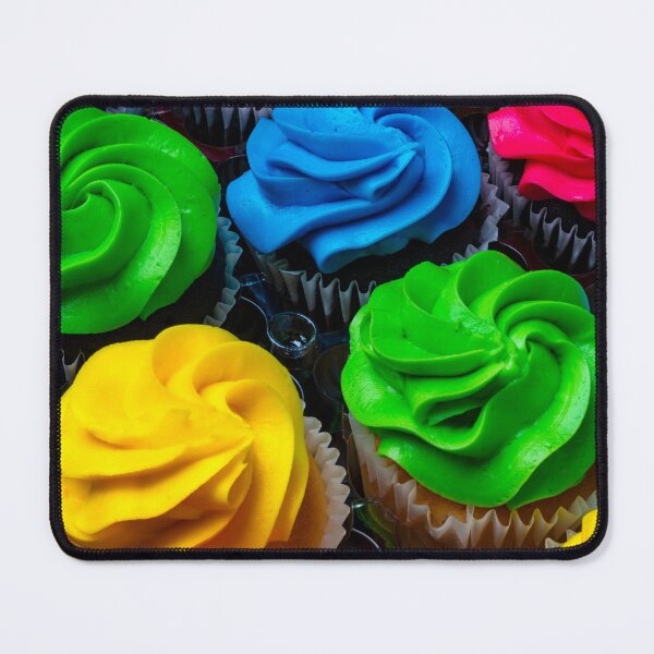 Item preview, Rows Of Colored Frosting Cupcakes designed and sold by Garry Gay.