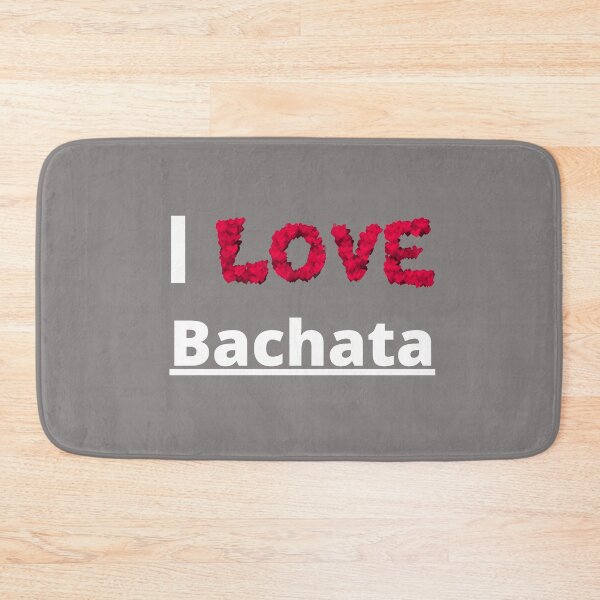 Item preview, I Love Bachata - Flowers - design for everyone who loves bachata designed and sold by Toro-design.