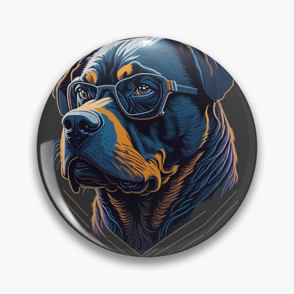 Item preview, Fierce Rottweiler with Sunglasses designed and sold by ArcticWolf-Art.