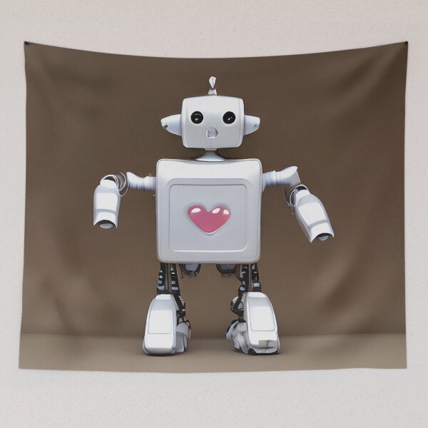 Item preview, Robot in the style of famous art. designed and sold by CRAFTER-MEDIA.
