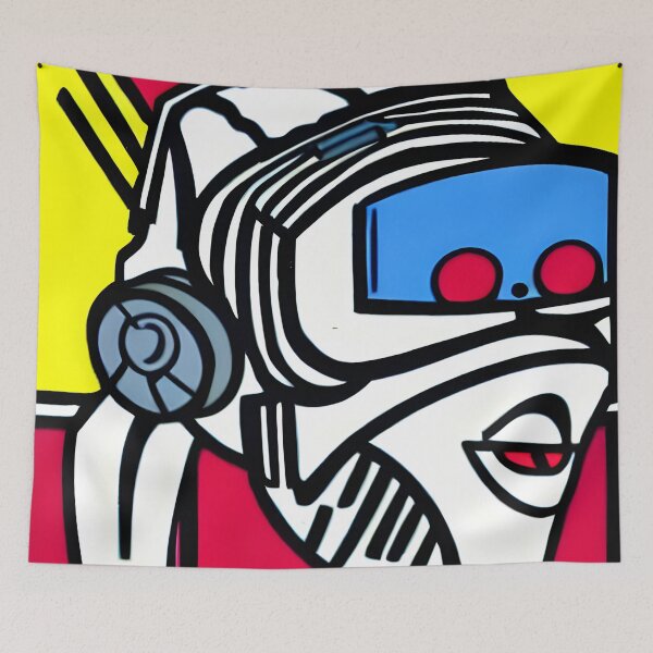 Item preview, Robot in the style of famous art. designed and sold by CRAFTER-MEDIA.
