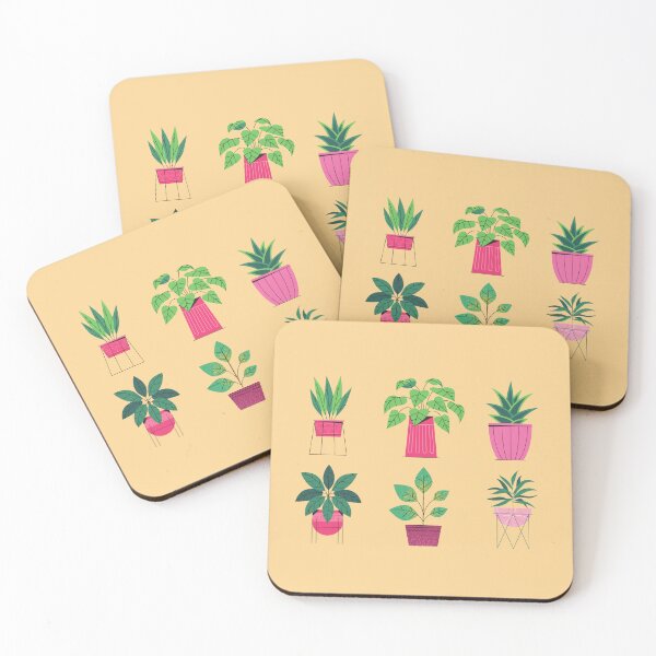 Item preview, Cute Plants - Illustration designed and sold by caribbeanvibes.