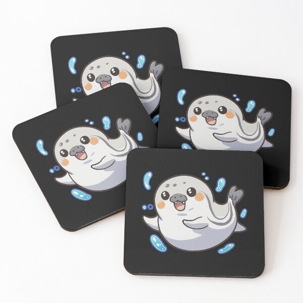 Item preview, Cute & Happy Seal Art designed and sold by Digital Mindscape.