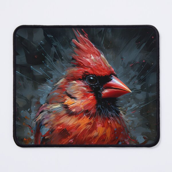 Item preview, Paint splashes Red Northern Cardinal #1 designed and sold by larabu.