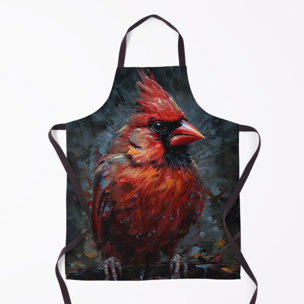 Item preview, Paint splashes Red Northern Cardinal #1 designed and sold by larabu.