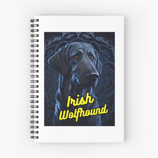 Item preview, Irish Wolfhound Black Background designed and sold by IrishPOD.