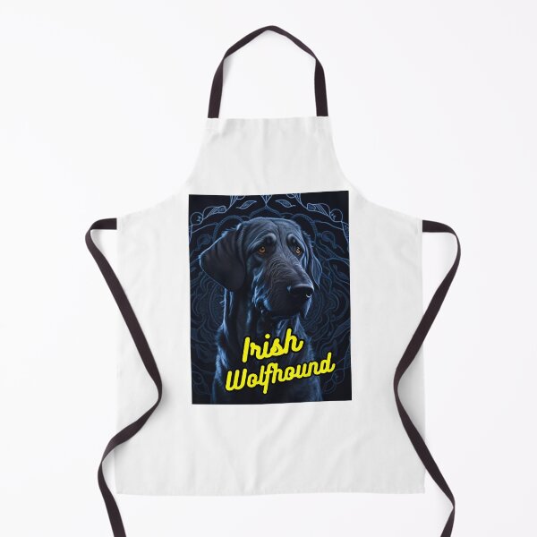 Item preview, Irish Wolfhound Black Background designed and sold by IrishPOD.
