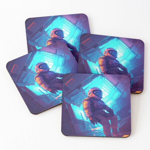 Item preview, Zero Gravity Odyssey: A Futuristic Astronaut's Journey | Sci-fi art designed and sold by ThatsTheStyle.