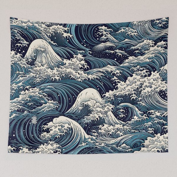 Item preview, Eastern Waves designed and sold by SweetRepeat.