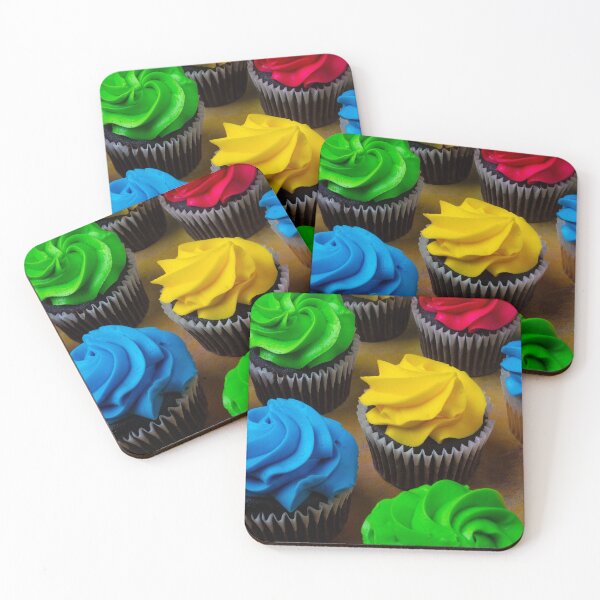 Item preview, Colorful Frosting Covered Cupcakes designed and sold by Garry Gay.