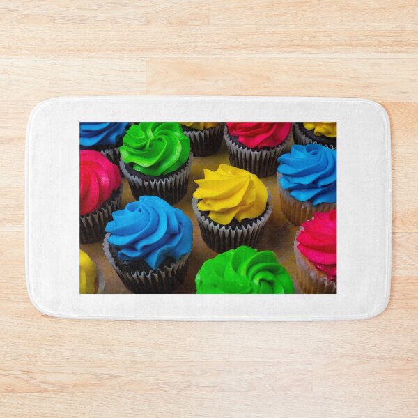 Item preview, Colorful Frosting Covered Cupcakes designed and sold by Garry Gay.